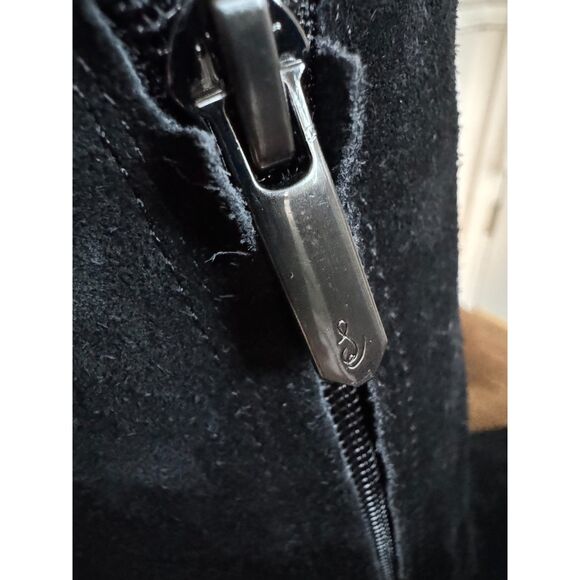 Sam Edelman Black Suede Block Heel - Picture 6 of 10